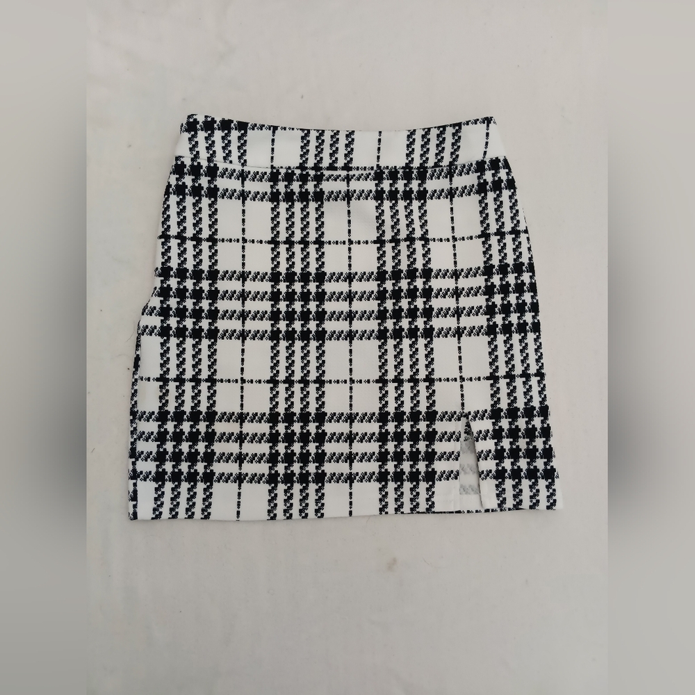 Shein plaid skirt